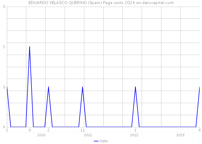 EDUARDO VELASCO QUERINO (Spain) Page visits 2024 