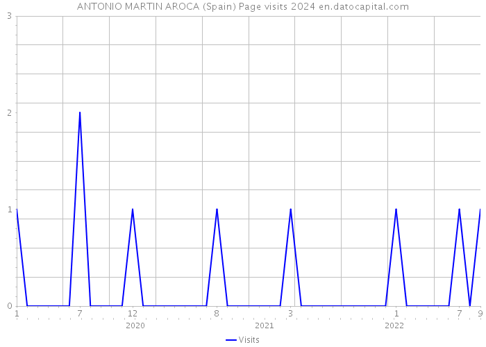ANTONIO MARTIN AROCA (Spain) Page visits 2024 