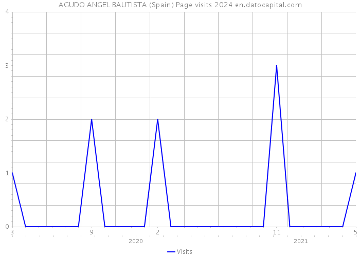 AGUDO ANGEL BAUTISTA (Spain) Page visits 2024 