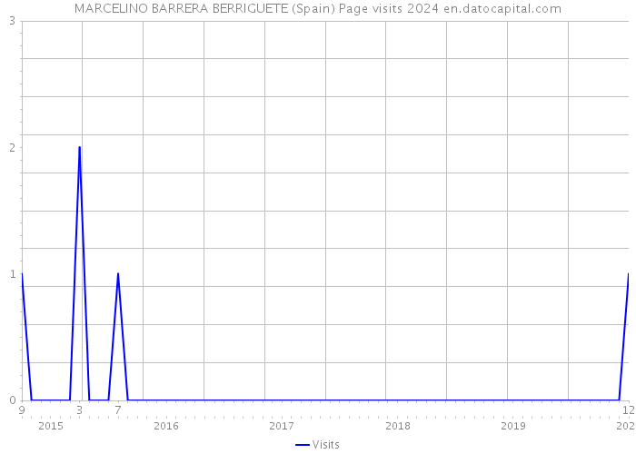 MARCELINO BARRERA BERRIGUETE (Spain) Page visits 2024 