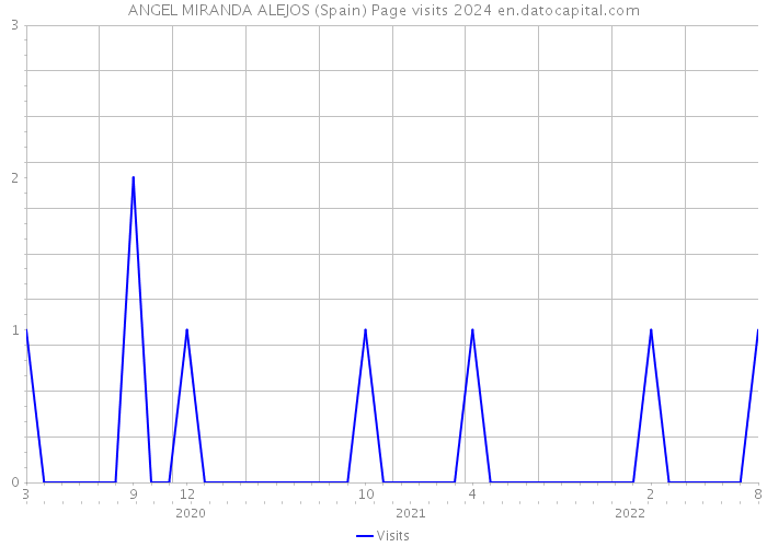 ANGEL MIRANDA ALEJOS (Spain) Page visits 2024 
