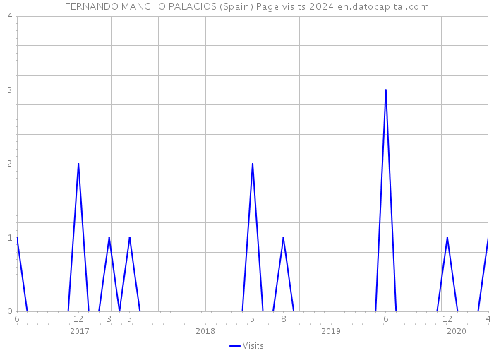 FERNANDO MANCHO PALACIOS (Spain) Page visits 2024 