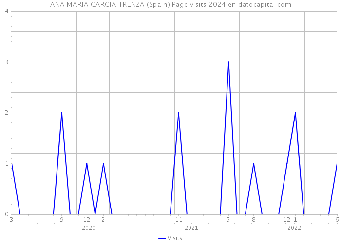 ANA MARIA GARCIA TRENZA (Spain) Page visits 2024 