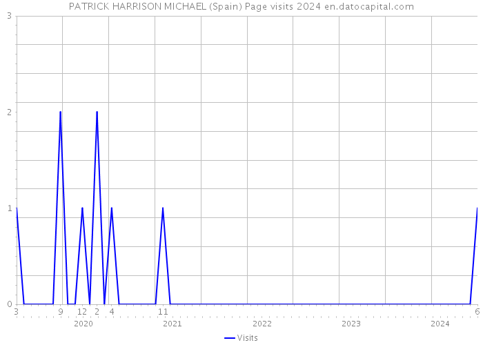 PATRICK HARRISON MICHAEL (Spain) Page visits 2024 