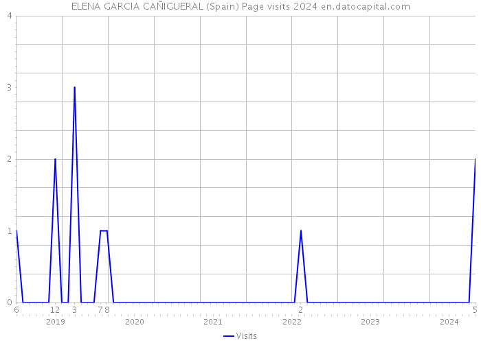 ELENA GARCIA CAÑIGUERAL (Spain) Page visits 2024 