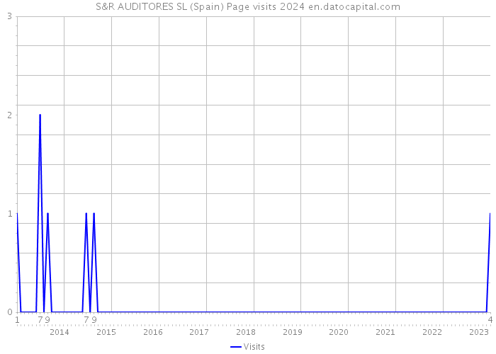 S&R AUDITORES SL (Spain) Page visits 2024 