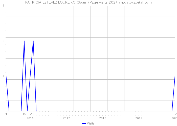 PATRICIA ESTEVEZ LOUREIRO (Spain) Page visits 2024 