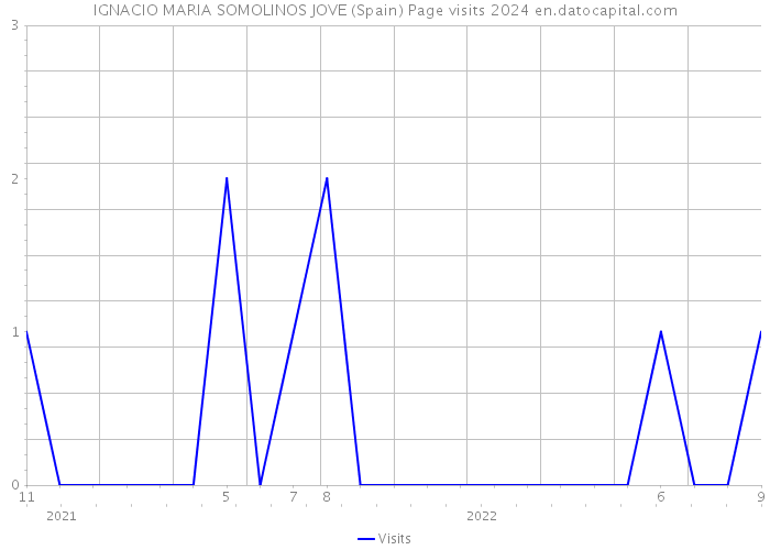 IGNACIO MARIA SOMOLINOS JOVE (Spain) Page visits 2024 