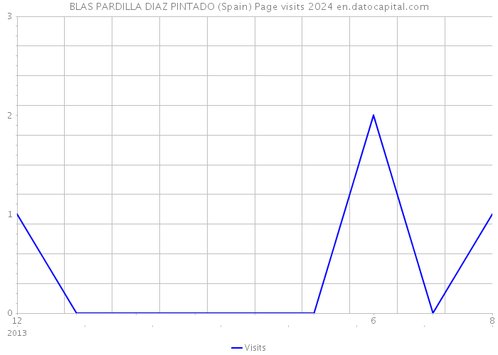 BLAS PARDILLA DIAZ PINTADO (Spain) Page visits 2024 