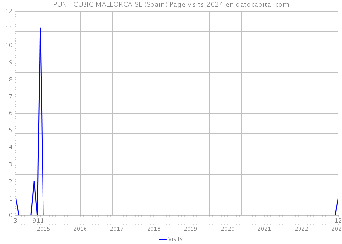 PUNT CUBIC MALLORCA SL (Spain) Page visits 2024 