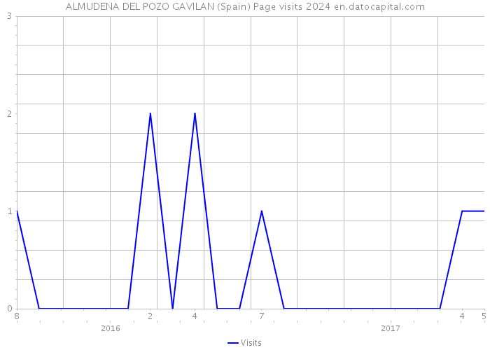 ALMUDENA DEL POZO GAVILAN (Spain) Page visits 2024 