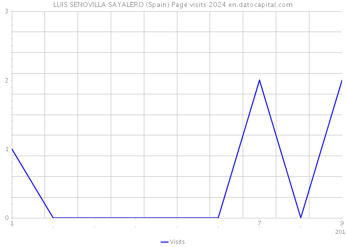 LUIS SENOVILLA SAYALERO (Spain) Page visits 2024 