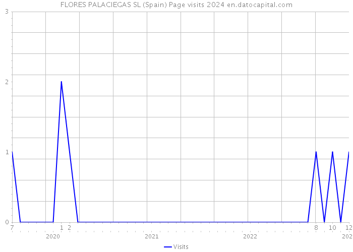 FLORES PALACIEGAS SL (Spain) Page visits 2024 