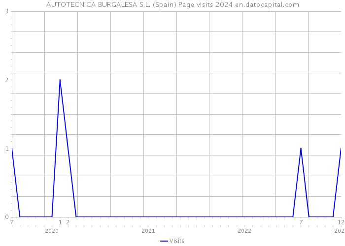 AUTOTECNICA BURGALESA S.L. (Spain) Page visits 2024 