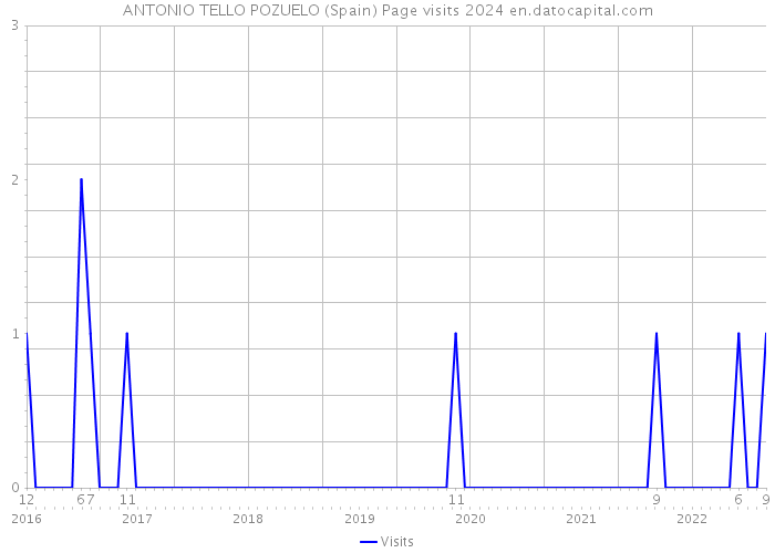 ANTONIO TELLO POZUELO (Spain) Page visits 2024 