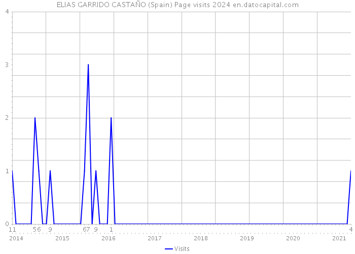 ELIAS GARRIDO CASTAÑO (Spain) Page visits 2024 