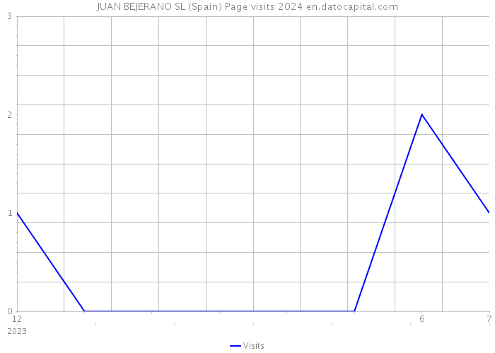 JUAN BEJERANO SL (Spain) Page visits 2024 