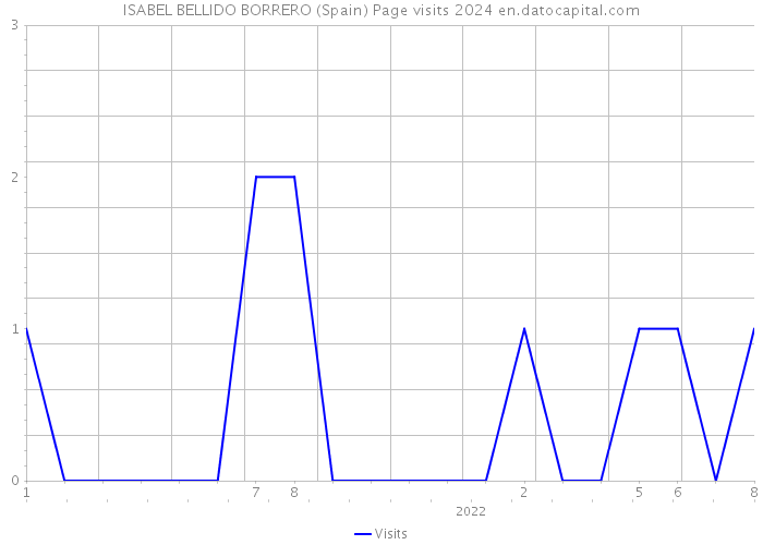 ISABEL BELLIDO BORRERO (Spain) Page visits 2024 