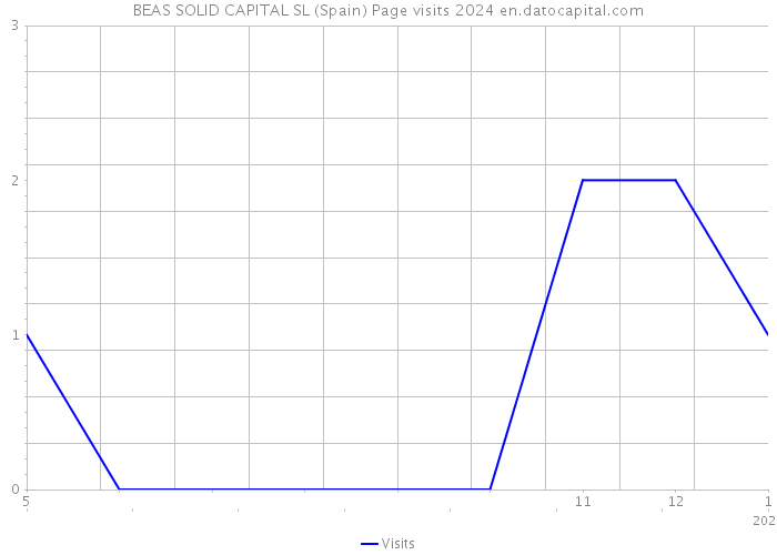 BEAS SOLID CAPITAL SL (Spain) Page visits 2024 