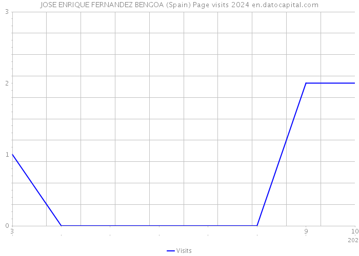 JOSE ENRIQUE FERNANDEZ BENGOA (Spain) Page visits 2024 