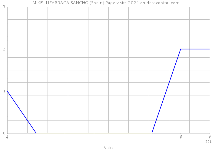 MIKEL LIZARRAGA SANCHO (Spain) Page visits 2024 