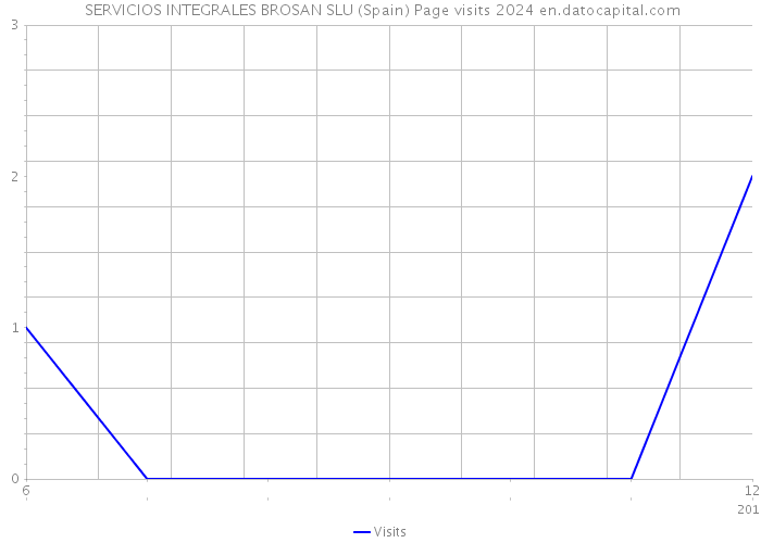  SERVICIOS INTEGRALES BROSAN SLU (Spain) Page visits 2024 