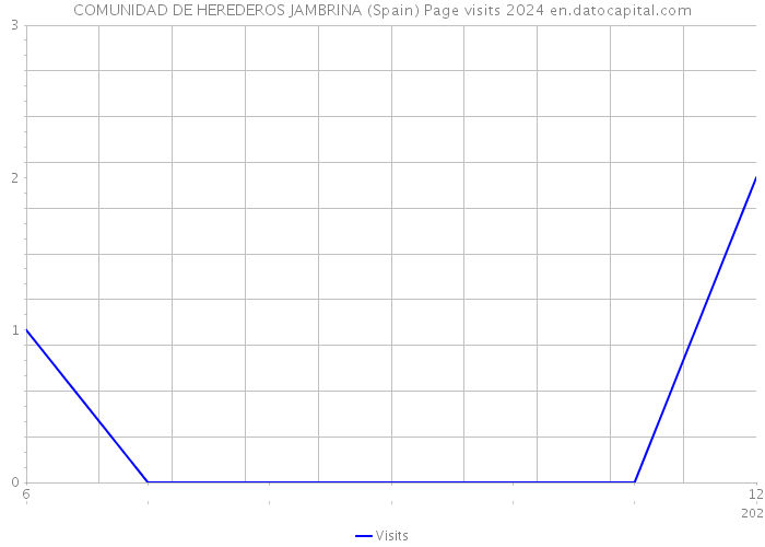 COMUNIDAD DE HEREDEROS JAMBRINA (Spain) Page visits 2024 