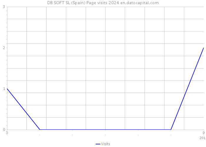 DB SOFT SL (Spain) Page visits 2024 