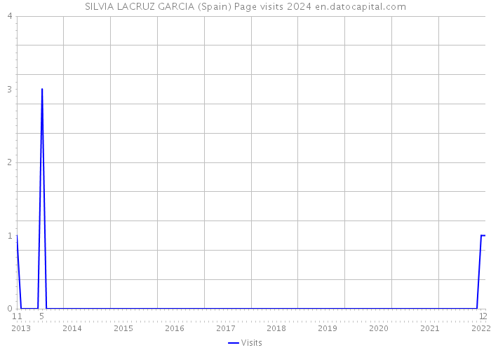 SILVIA LACRUZ GARCIA (Spain) Page visits 2024 