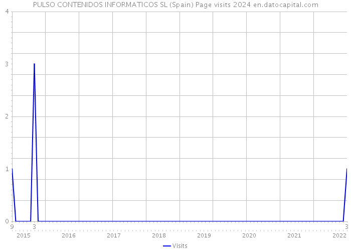 PULSO CONTENIDOS INFORMATICOS SL (Spain) Page visits 2024 