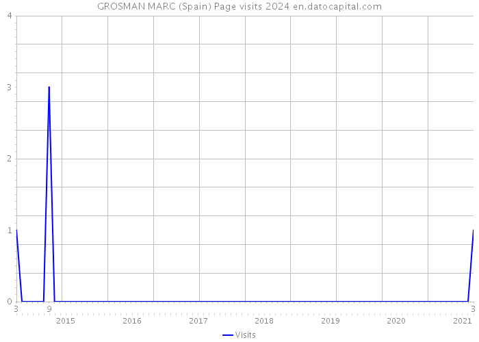GROSMAN MARC (Spain) Page visits 2024 
