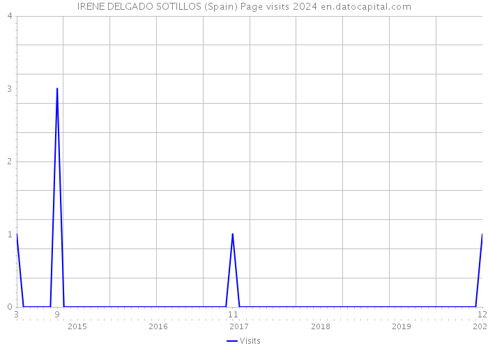 IRENE DELGADO SOTILLOS (Spain) Page visits 2024 