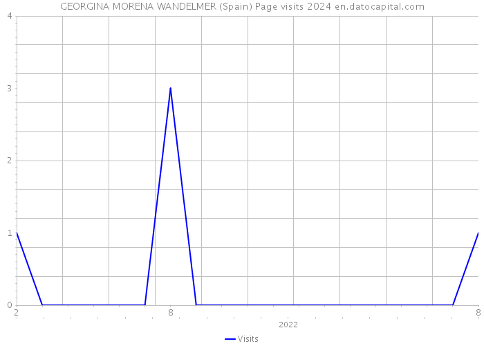 GEORGINA MORENA WANDELMER (Spain) Page visits 2024 