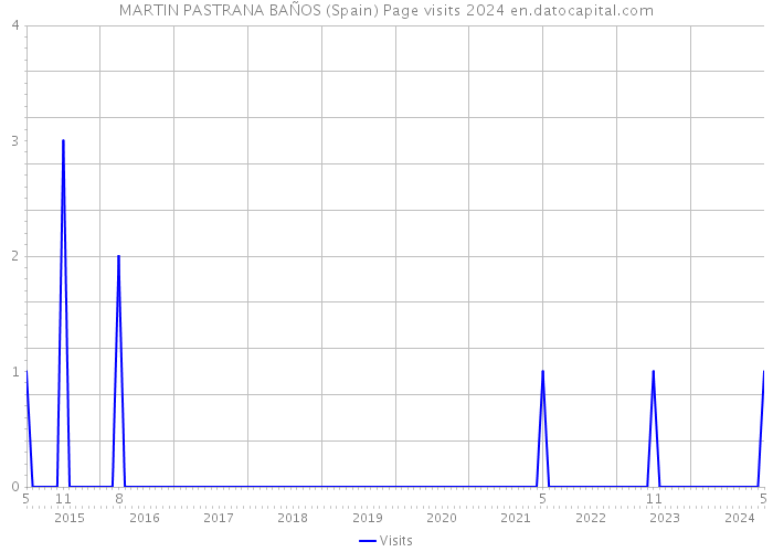MARTIN PASTRANA BAÑOS (Spain) Page visits 2024 