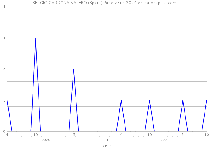 SERGIO CARDONA VALERO (Spain) Page visits 2024 