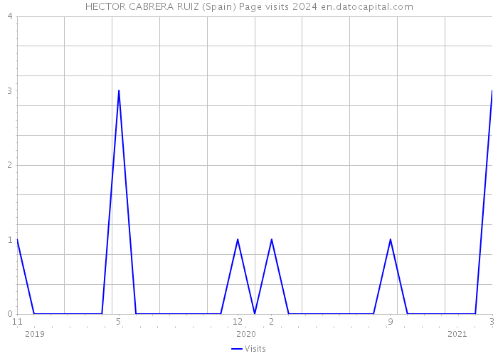 HECTOR CABRERA RUIZ (Spain) Page visits 2024 