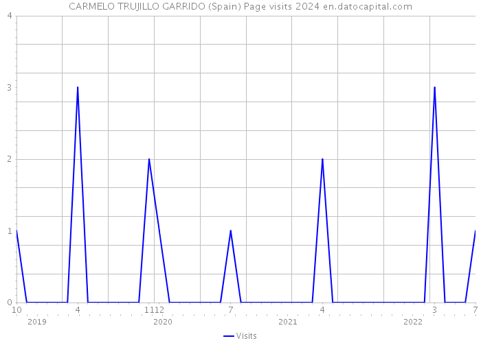 CARMELO TRUJILLO GARRIDO (Spain) Page visits 2024 