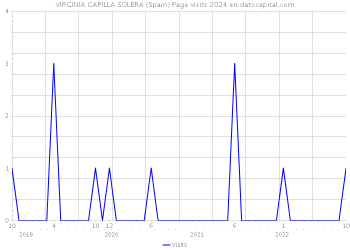 VIRGINIA CAPILLA SOLERA (Spain) Page visits 2024 