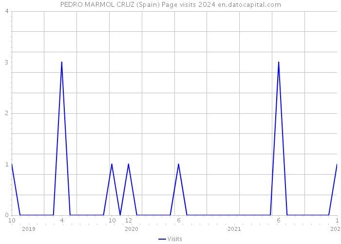 PEDRO MARMOL CRUZ (Spain) Page visits 2024 