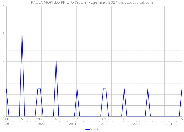 PAULA MORILLO PRIETO (Spain) Page visits 2024 