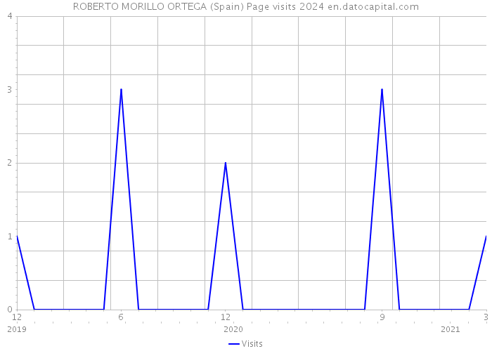 ROBERTO MORILLO ORTEGA (Spain) Page visits 2024 