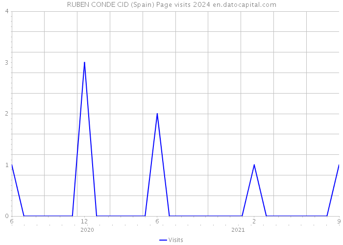 RUBEN CONDE CID (Spain) Page visits 2024 