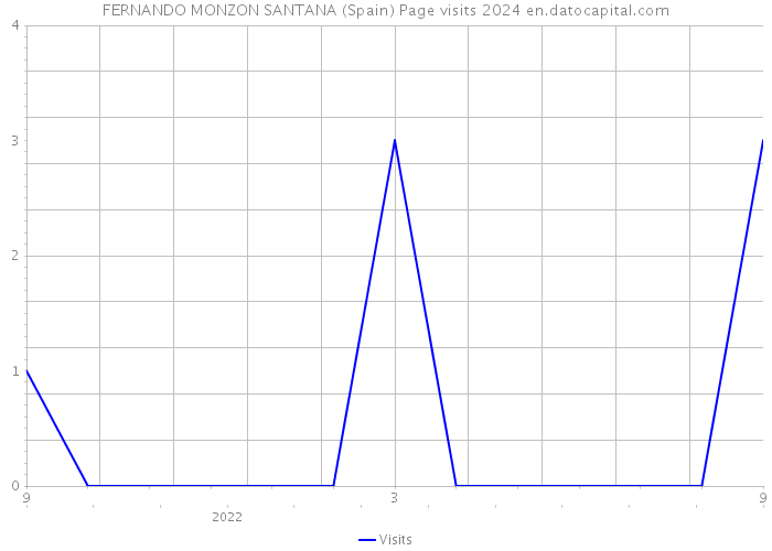 FERNANDO MONZON SANTANA (Spain) Page visits 2024 