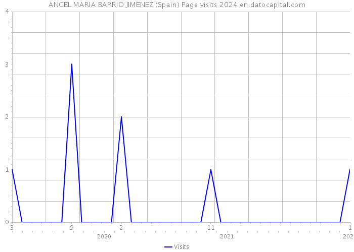 ANGEL MARIA BARRIO JIMENEZ (Spain) Page visits 2024 