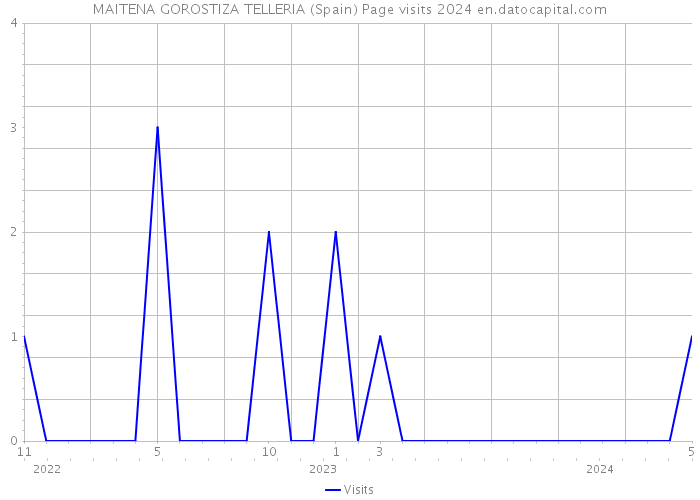 MAITENA GOROSTIZA TELLERIA (Spain) Page visits 2024 