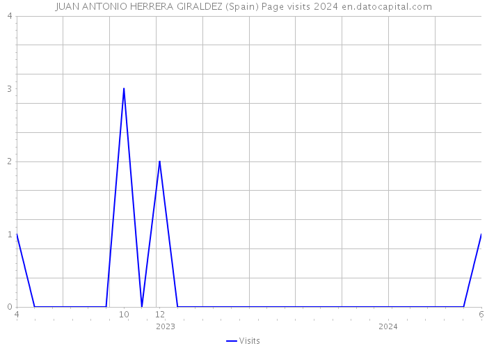 JUAN ANTONIO HERRERA GIRALDEZ (Spain) Page visits 2024 