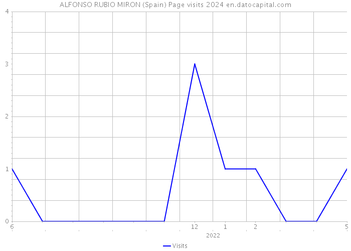 ALFONSO RUBIO MIRON (Spain) Page visits 2024 