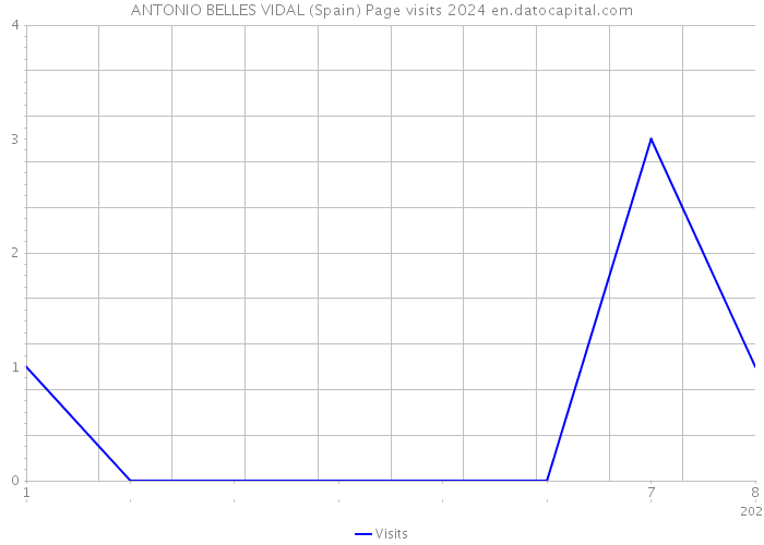 ANTONIO BELLES VIDAL (Spain) Page visits 2024 