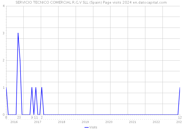 SERVICIO TECNICO COMERCIAL R.G.V SLL (Spain) Page visits 2024 