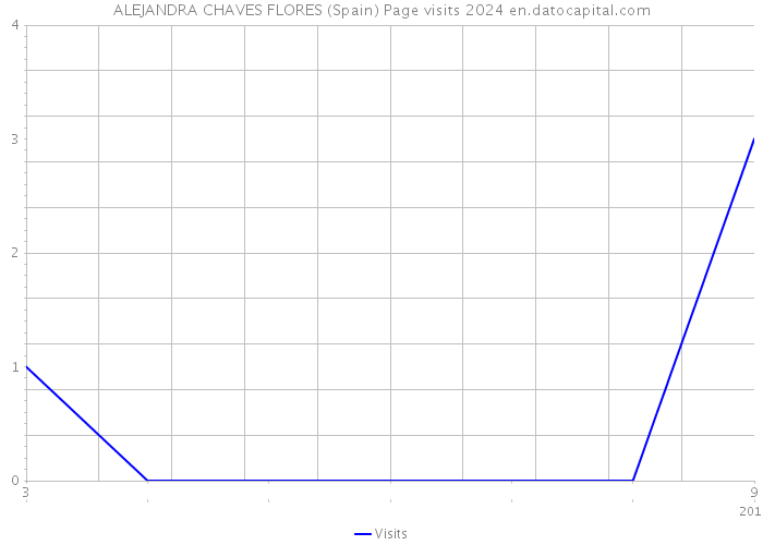 ALEJANDRA CHAVES FLORES (Spain) Page visits 2024 